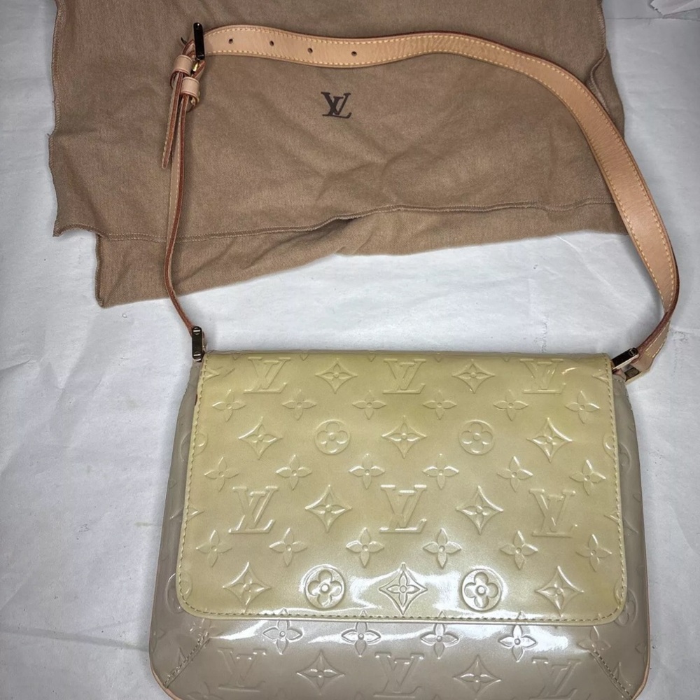 Luxury Louis Vuitton Tan and Cream Shoulder Bag with Monogram Design NWOT - Picture 12 of 13